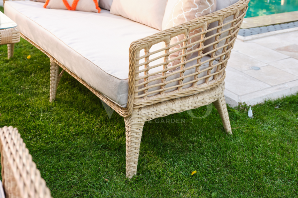 Rodos Rattan Bahçe Balkon Oturma Grubu