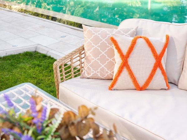 Rodos Rattan Bahçe Balkon Oturma Grubu Cappuccino