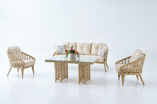 Venüs Rattan Bahçe Balkon Oturma Grubu